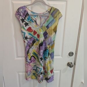 Jams World Just For Fun Colorful Abstract Dress